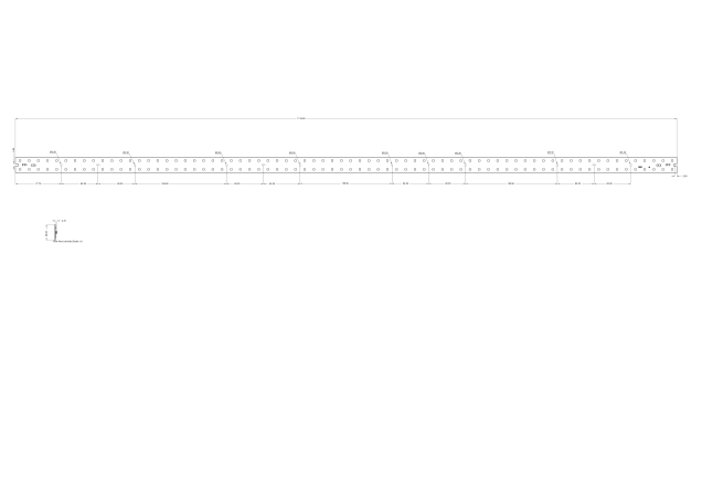 Module 2X72 LED 2835J LIANNA 1119mm technical-drawing